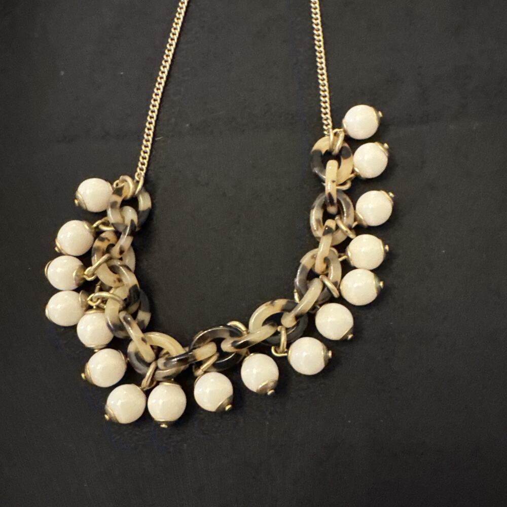 J Crew Signed Gold Toned Necklace